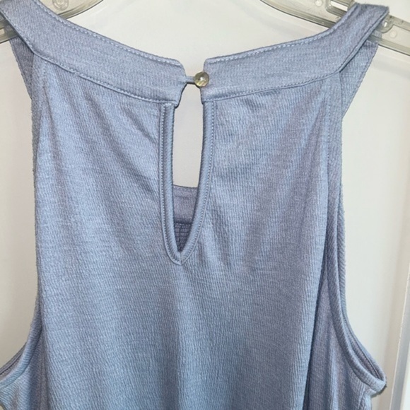 Easel light blue, sleeveless halter dress - sz Medium - Picture 5 of 7